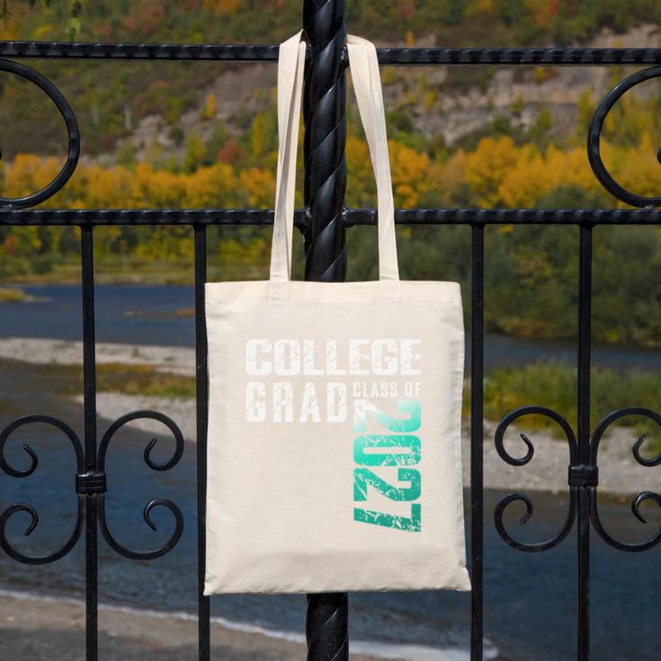 College Grad Class Of 2027 Graduation Canvas Tote Bag