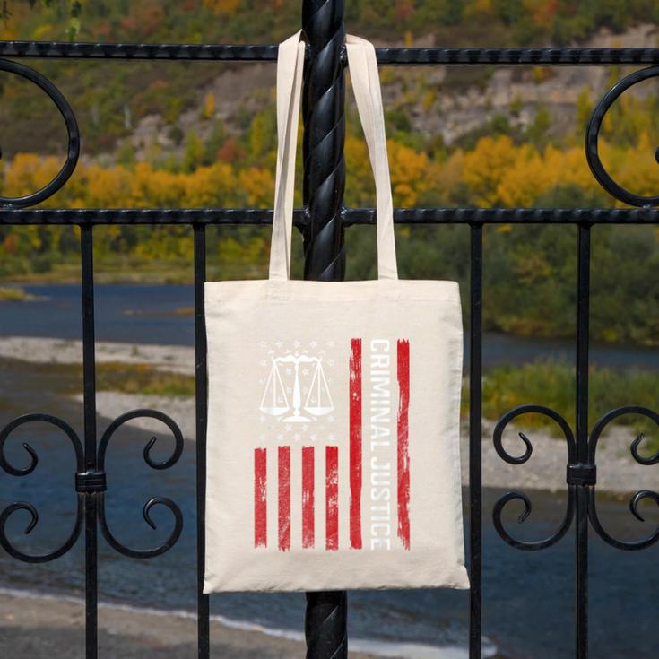 Criminal Justice Major College Student Graduate Graduation Canvas Tote Bag