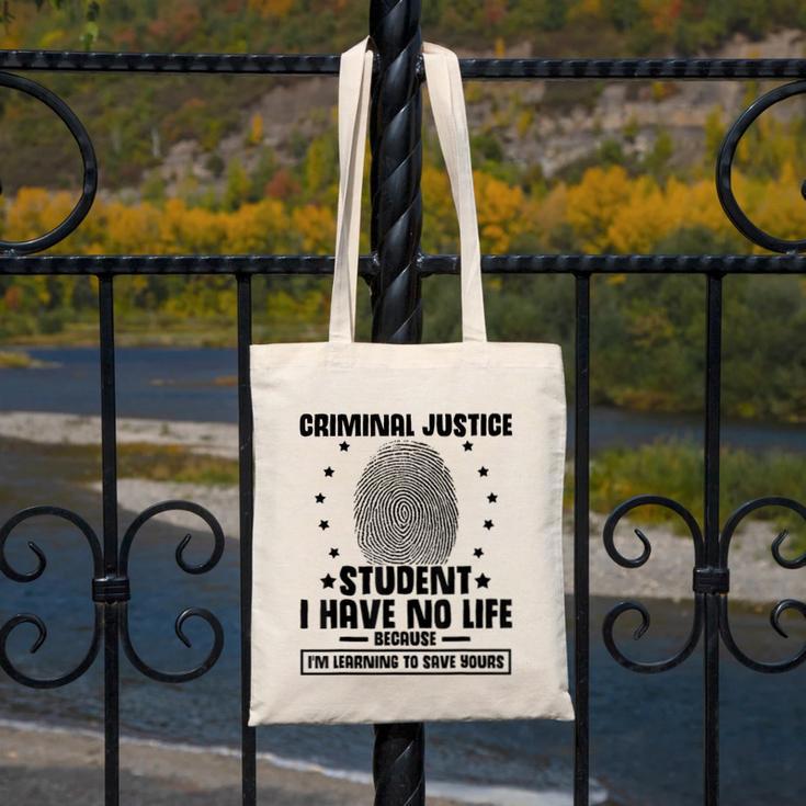 Criminal Justice School Degree Graduation Day Student Canvas Tote Bag