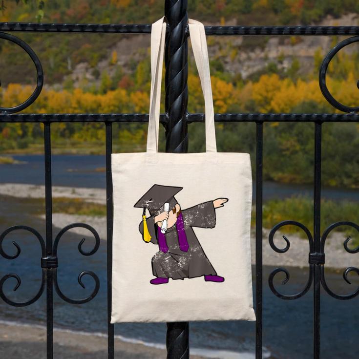 Dabbing Graduate For Graduation Men Dab CuteShirt Canvas Tote Bag