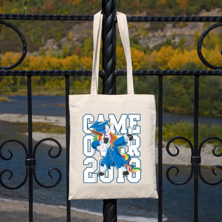 Dabbing Graduation Class Of 2018Shirt Unicorn Dab Canvas Tote Bag