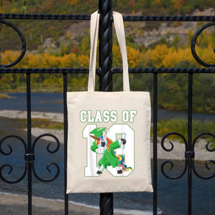 Dabbing Graduation Class Of 2019 Dabbing Unicorn Tee Canvas Tote Bag