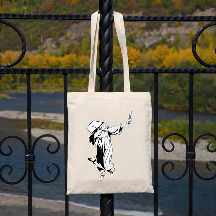 Dabbing Graduation Class Of 2025 Men Graduation Canvas Tote Bag