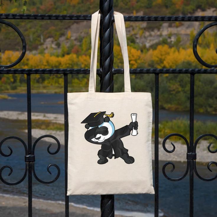 Dabbing Panda Bear Graduation Senior 2019 Shirt Canvas Tote Bag