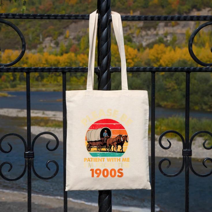 Dad Father's Day Please Be Patient I'm From The 1900s Canvas Tote Bag