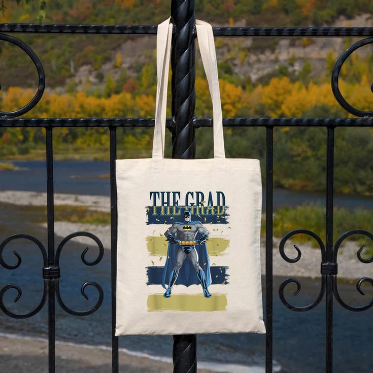 DC Comics Graduation Batman The Grad Power Stance Canvas Tote Bag