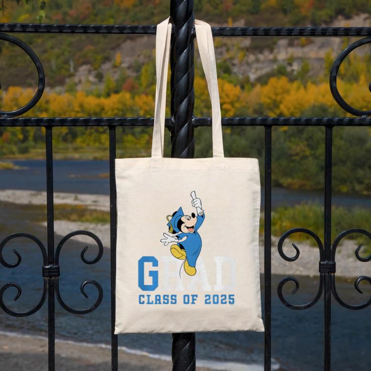 Disney Mickey Mouse 2025 Graduation Class Of '25 Rad Grad Premium Tri-Blend Canvas Tote Bag