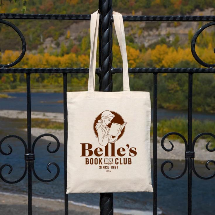 Disney Princess Belles Book Club Canvas Tote Bag Disney Princess Belles Book Club Canvas Tote Bag