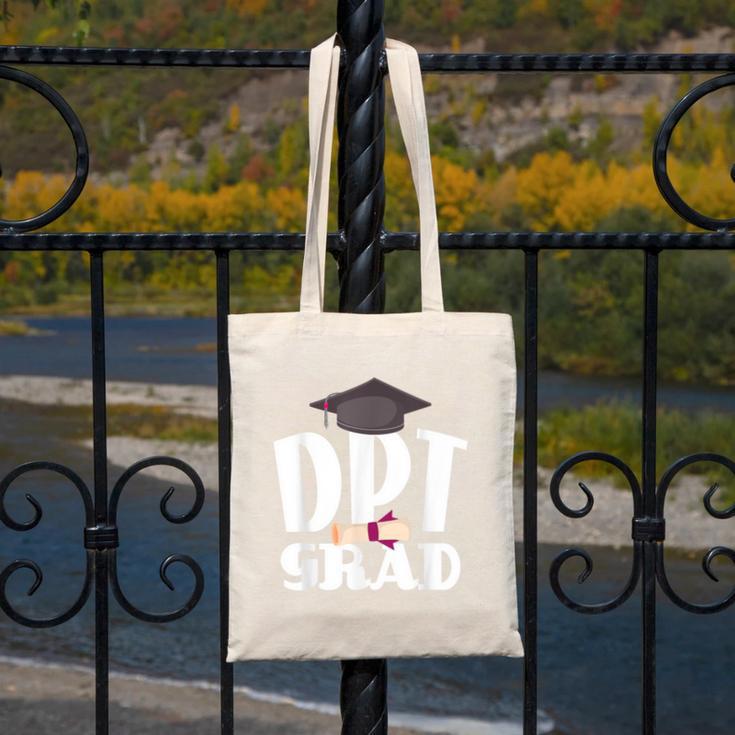 Doctor Of Physical Therapy Graduation T-Shirt Therapist DPT Canvas Tote Bag