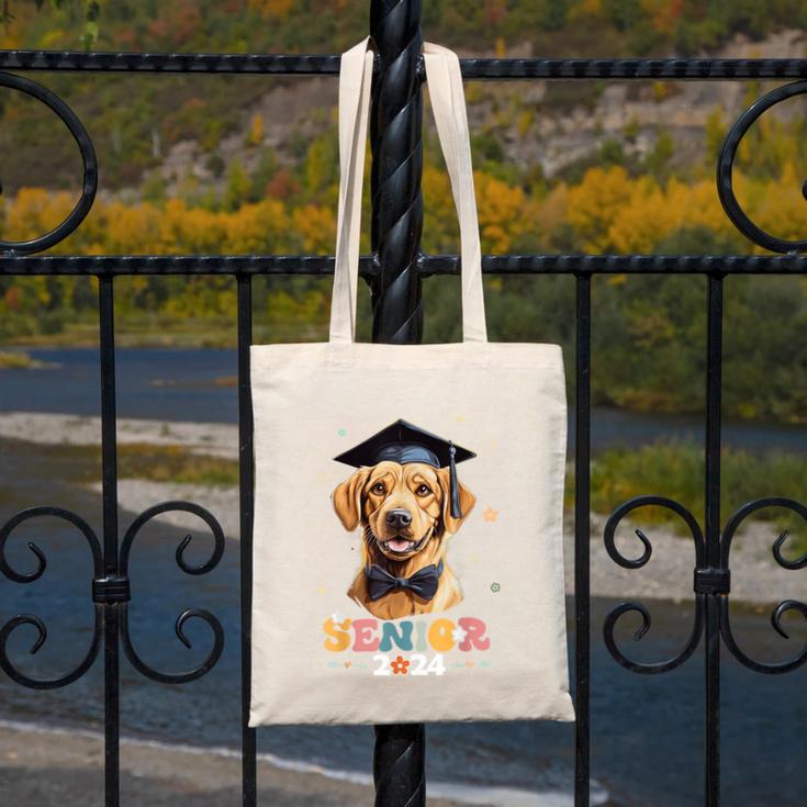 Dog Class Of 2024 Graduation Senior 2024 Men Women Girls Kids Canvas Tote Bag