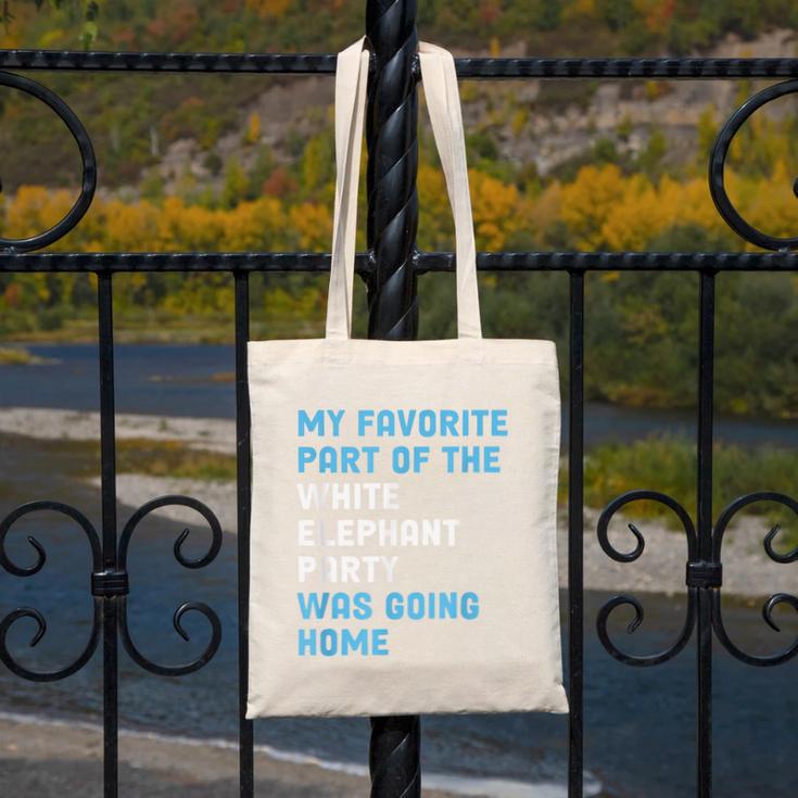 Elephant Party For Introvert Going Canvas Tote Bag Elephant Party For Introvert Going Canvas Tote Bag
