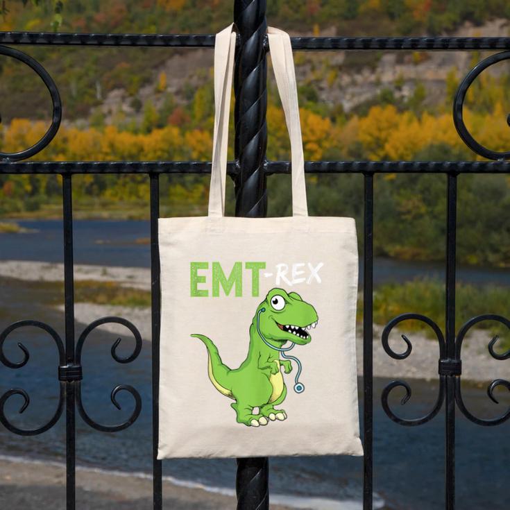 EMT Rex Paramedic Graduation Firefighter Canvas Tote Bag