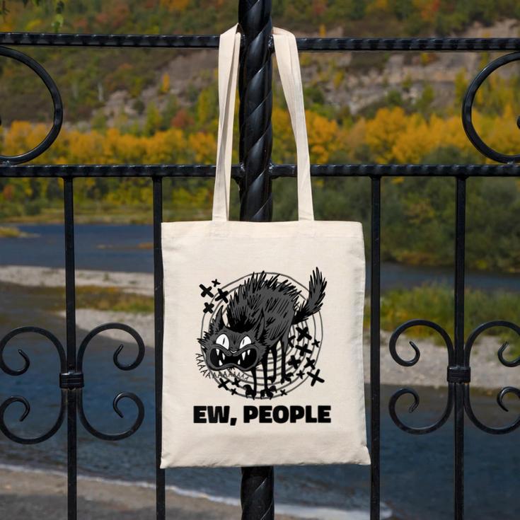 Ew People Introvert Cat Lover Crazy Cats Lady Canvas Tote Bag Ew People Introvert Cat Lover Crazy Cats Lady Canvas Tote Bag