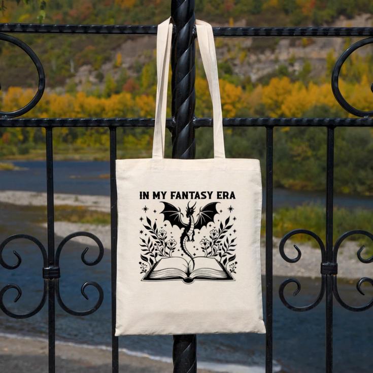 In My Fantasy Era Book Lover Tee Premium Tri-Blend Canvas Tote Bag