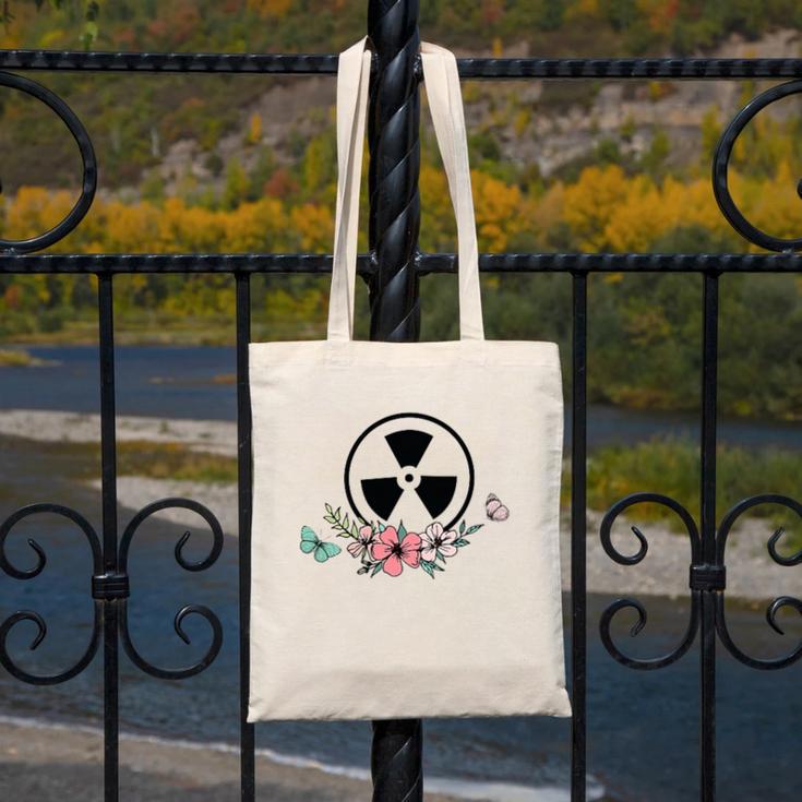 Floral Rad Tech Radiology Graduation X-Ray Tech Canvas Tote Bag