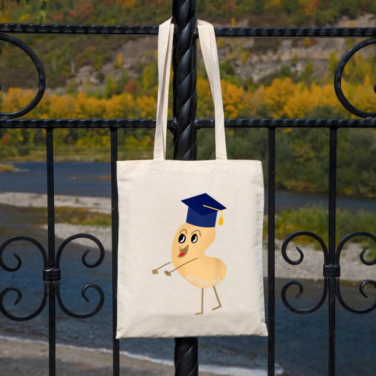 Flossing Cashew OIT For Tree Nut OIT Graduation Canvas Tote Bag