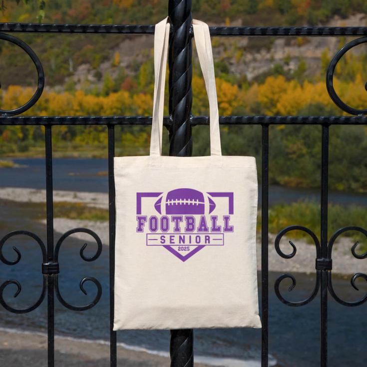Football Senior Night Football Senior 2025 Graduation 36 Canvas Tote Bag