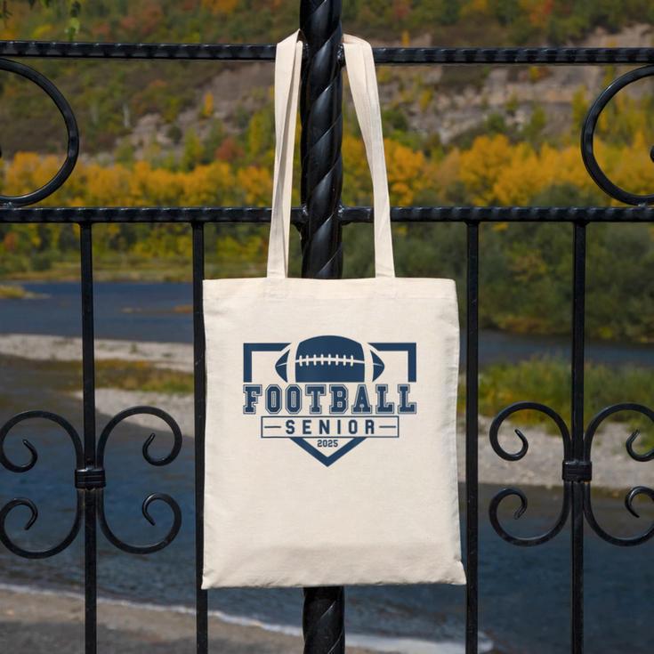 Football Senior Night Football Senior 2025 Graduation 44 Canvas Tote Bag