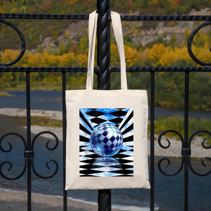Frutiger Aero Aesthetic Tech Checkered Room Orb Sky Canvas Tote Bag Frutiger Aero Aesthetic Tech Checkered Room Orb Sky Canvas Tote Bag