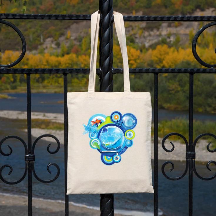 Frutiger Aero Metro Abstract Maximalism 2000s Nostalgia Canvas Tote Bag