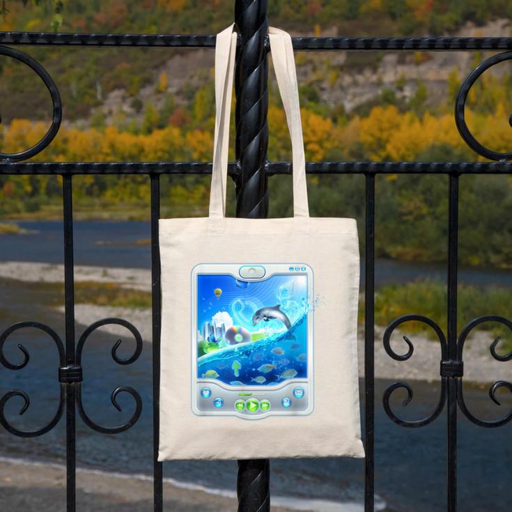 Frutiger Aero Skeuomorphism User Interface Nostalgia Canvas Tote Bag