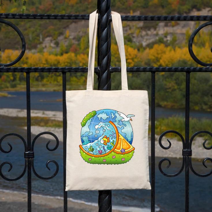 Frutiger Aero Y2K Fashion Trends Statement Piece Tech Orange Premium Canvas Tote Bag