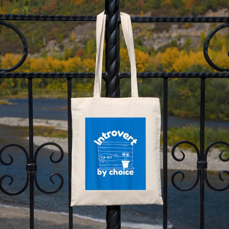 Fun For Introverts Canvas Tote Bag Fun For Introverts Canvas Tote Bag