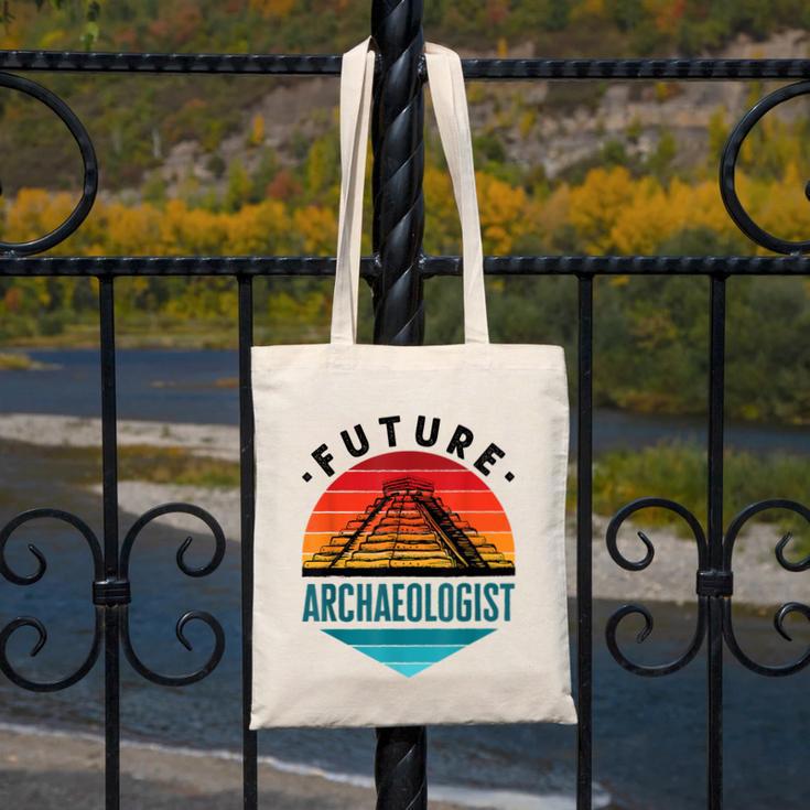 Future Archaeologist Pyramid Archaeology Student Graduation Canvas Tote Bag