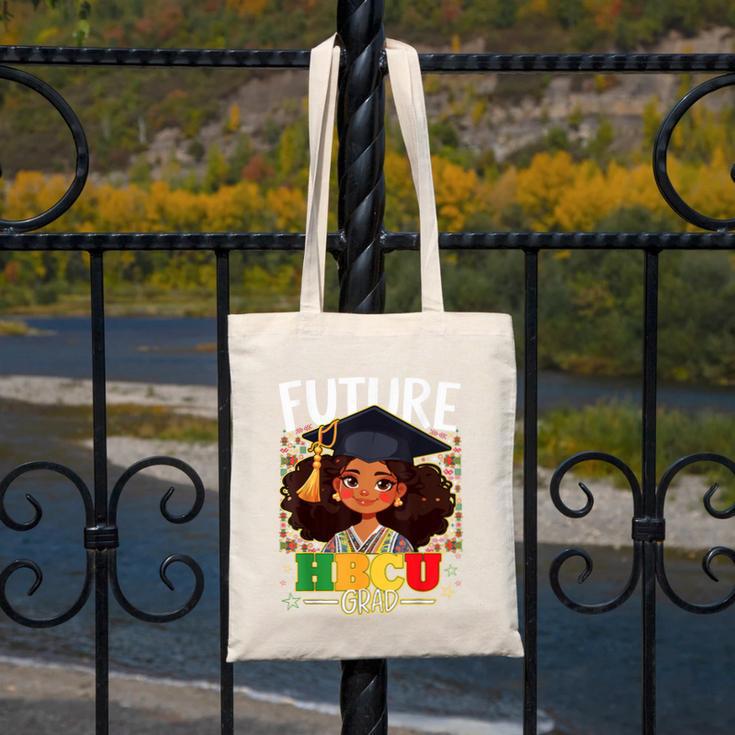 Future HBCU Grad Afro Girl College Graduation Kids Canvas Tote Bag