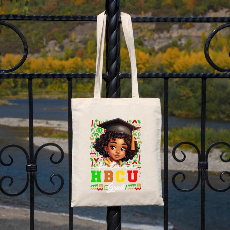 Future HBCU Grad Girl Kids Graduation HBCU College Canvas Tote Bag