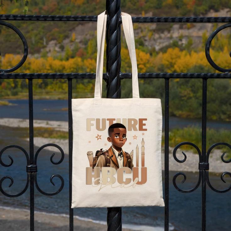 Future HBCU Grad History Boy Kids Graduation HBCU Canvas Tote Bag