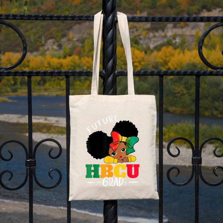 Future HBCU Grad History Girl Graduation HBCU Kids Canvas Tote Bag