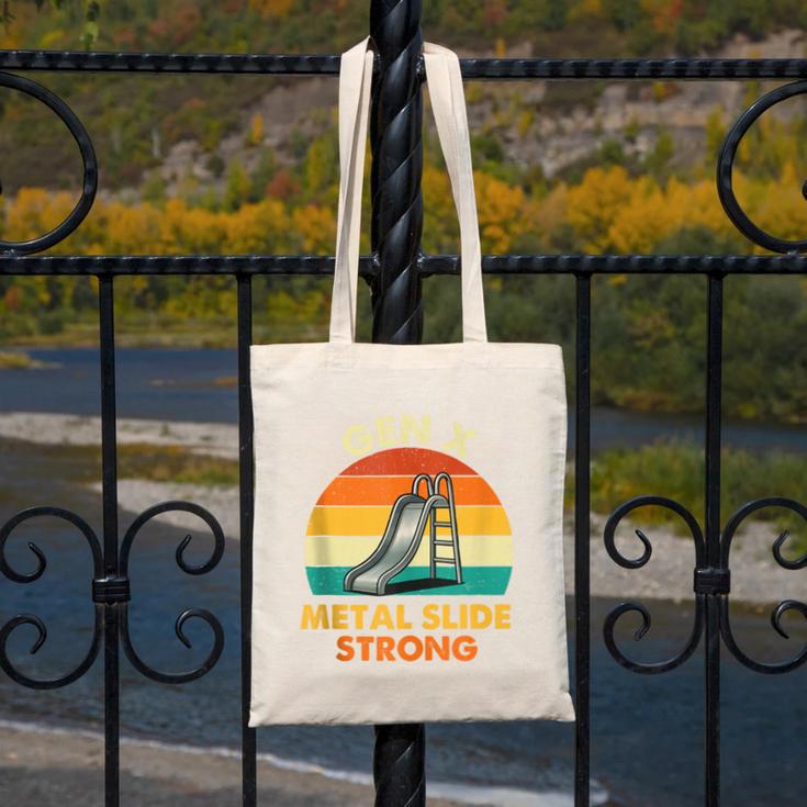 Gen X Slide Strong Generation X Gen Xer Nostalgia Canvas Tote Bag Gen X Slide Strong Generation X Gen Xer Nostalgia Canvas Tote Bag