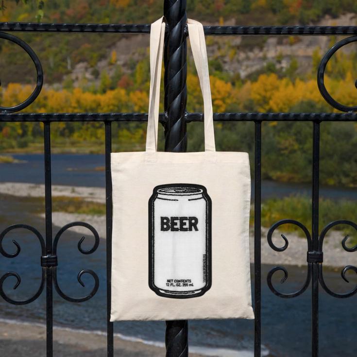 Generic Beer 1980s 80s Nostalgia Canvas Tote Bag