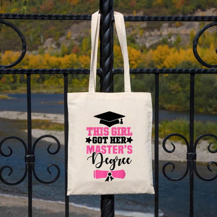 This Girl Got Her Masters Degree Graduation Mastered It 2024 Canvas Tote Bag