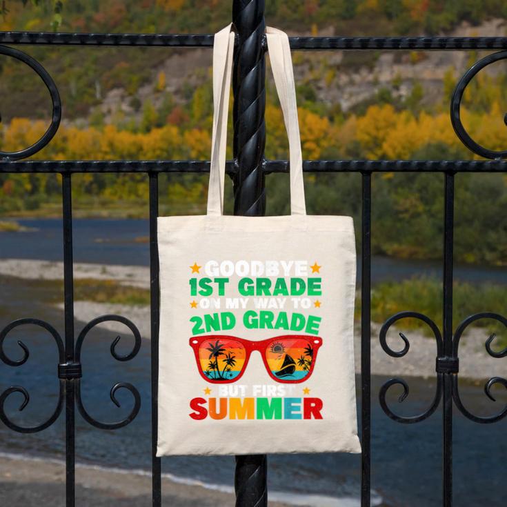 Goodbye 1st Grade First Summer Graduation Last Day Boys Canvas Tote Bag