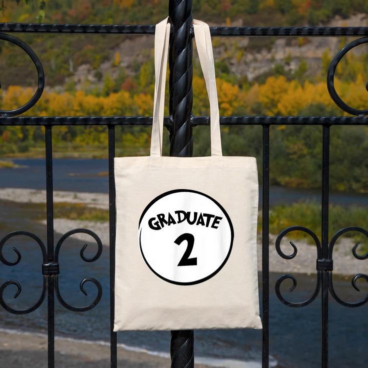 Graduate 2 Graduation Shirt Canvas Tote Bag
