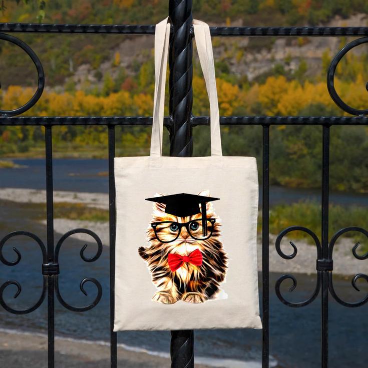 Graduation Cat Class Of 2023 Canvas Tote Bag