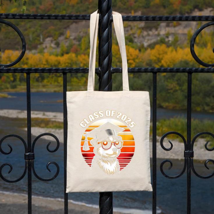 Graduation Day 2025 Graduate Class School Degree College Dog Canvas Tote Bag
