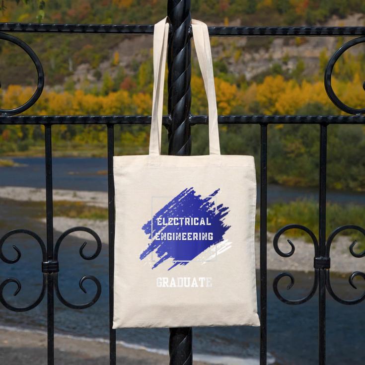Graduation Graduated Electrical Engineering Degree Student Canvas Tote Bag