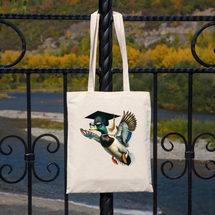 Graduation Mallard Duck Hunter Hunting Season Grad Hunting Canvas Tote Bag