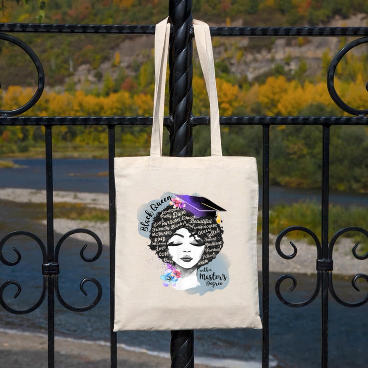 Graduation Masters Degree Woman Queen Graduate 2025 Canvas Tote Bag