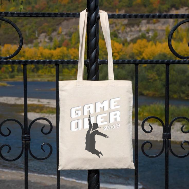 Graduation Shirt Senior Gamer T-Shirt 2019 Grad Gift Canvas Tote Bag