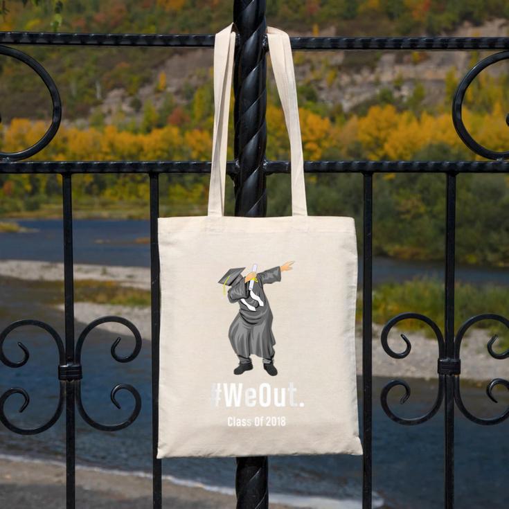 Graduation T-Shirt Dabbing Graduation We Out Class Of 2018 Canvas Tote Bag