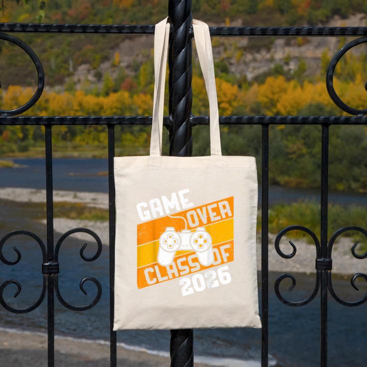Graduation Video Gamer Game Over Class Of 2026 Senior Canvas Tote Bag