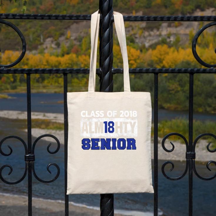 High School Graduation 2018 T-Shirt For Senior Alm18hty Canvas Tote Bag