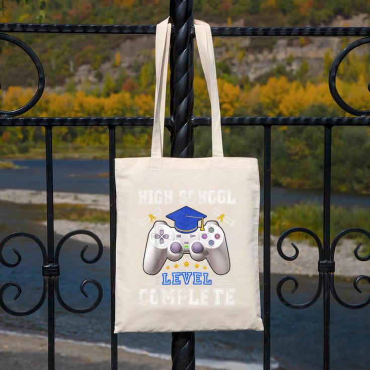 High School Level Complete Class Of 2025 Graduation Canvas Tote Bag