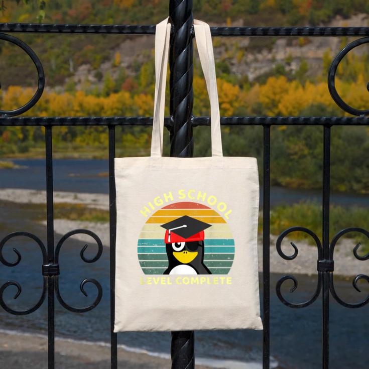 High School Level Complete Graduation Senior Students Canvas Tote Bag