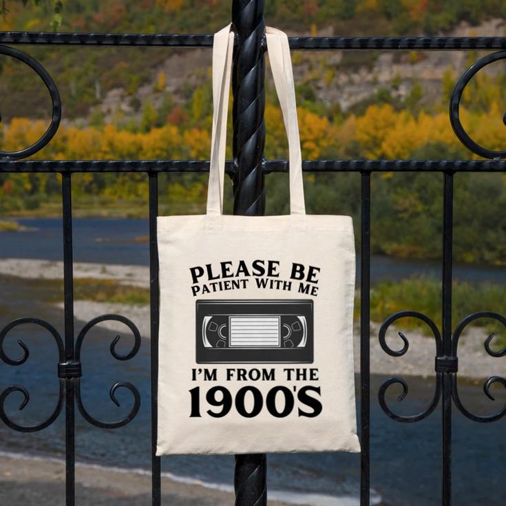Over The Hill Please Be Patient I'm From The 1900s VHS Premium Tri-Blend Canvas Tote Bag Over The Hill Please Be Patient I'm From The 1900s VHS Premium Tri-Blend Canvas Tote Bag