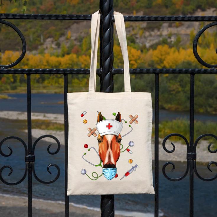 Horse Nurse RN ER Nursing School Graduation Canvas Tote Bag